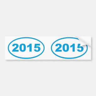 Autocollant De Voiture bleu cyan 2015