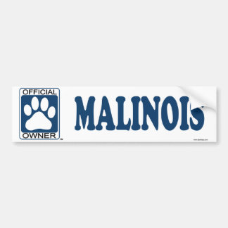 Autocollant De Voiture Bleu de Malinois