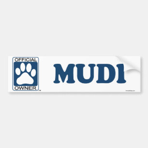 Autocollant De Voiture Bleu de Mudi