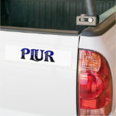 Autocollant De Voiture Bleu de PLUR (Sur camion)