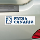 Autocollant De Voiture Bleu de Presa Canario (En voiture)