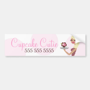 Autocollant De Voiture Blonde onduleuse de Cutie de petit gâteau de 311