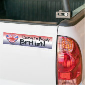Autocollant De Voiture Bloody les Anglais (Sur camion)