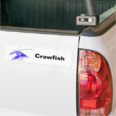 Autocollant De Voiture blue crayfish (Sur camion)