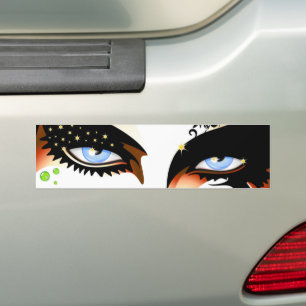 Autocollant De Voiture Blue Eyes Mode maquiller