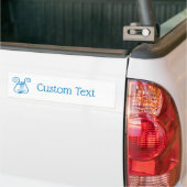 Autocollant De Voiture Blue Lyre (Sur camion)