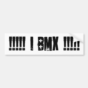 Autocollant De Voiture ! ! ! ! ! bmx i ! ! ! ! !