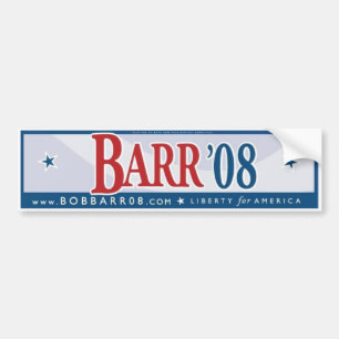 Autocollant De Voiture Bob Barr 08