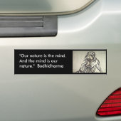Autocollant De Voiture Bodhidharma 1 (En voiture)