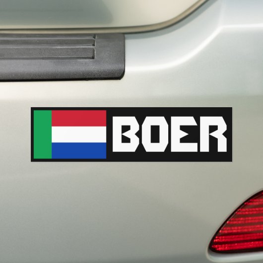 Autocollant De Voiture Boer (En voiture)