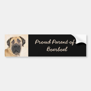 Autocollant De Voiture Boerboel Peinture - Cute Original Chien Art