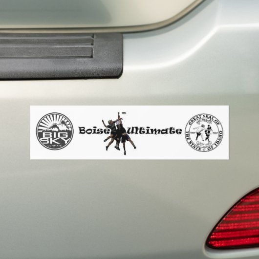 Autocollant De Voiture Boise, Idaho, adhésif pour pare-chocs final de (En voiture)