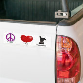 Autocollant De Voiture Bonheur d'amour de paix (Sur camion)