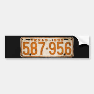 Autocollant De Voiture Bonnie & Clyde License Plate