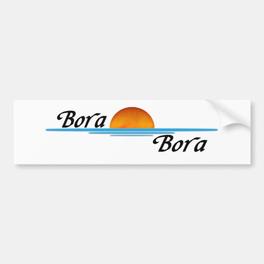 Autocollant De Voiture Bora Bora (Devant)