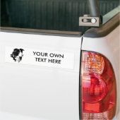 AUTOCOLLANT DE VOITURE BORDER COLLIE (Sur camion)
