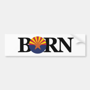 Autocollant De Voiture BORN Arizona (drapeau)