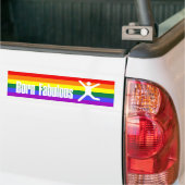 Autocollant De Voiture Born Fabulous Gay Pride (Sur camion)