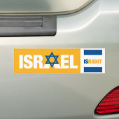 Autocollant De Voiture Bosse 2 de l'Israël (En voiture)