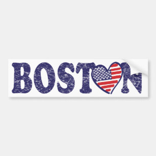 Autocollant De Voiture Boston Strong