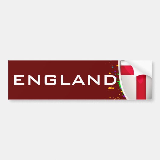 Autocollant De Voiture Bouclier d'Angleterre (Devant)