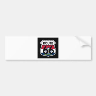 Autocollant De Voiture Bouclier de l'itinéraire 66 de drapeau du Missour