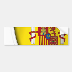 Autocollant De Voiture Bouclier d'Espagne