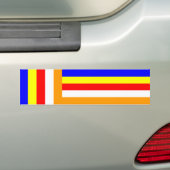 Autocollant De Voiture Bouddhisme - drapeau bouddhiste (En voiture)