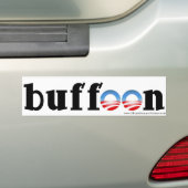 Autocollant De Voiture Bouffon d'anti adhésif pour pare-chocs d'Obama "! (En voiture)