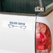 Autocollant De Voiture Boulder Canyon Colorado Escalade Quickdraw (Sur camion)