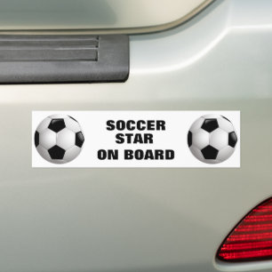 Autocollant De Voiture Boule de football personnalisable