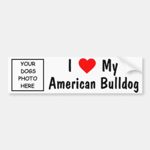 Autocollant De Voiture Bouledogue américain