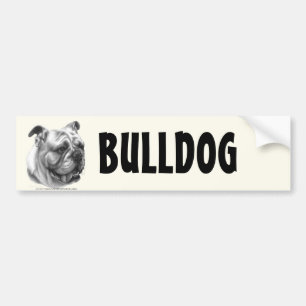 Autocollant De Voiture Bouledogue anglais