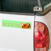 Autocollant De Voiture Bouledogue français (Sur camion)