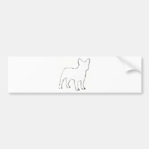 Autocollant De Voiture bouledogue français