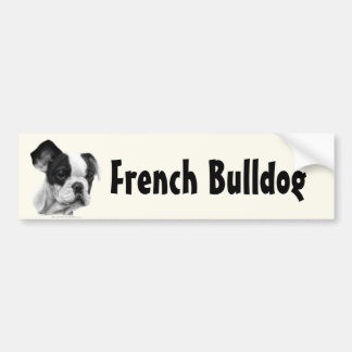 Autocollant De Voiture Bouledogue français