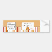 Autocollant De Voiture Bouteille d'eau Étiquette automne Citrouille bébé (Devant)