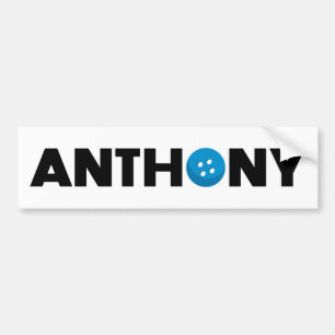 Autocollant De Voiture Bouton Anthony