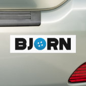 Autocollant De Voiture Bouton Bjorn (En voiture)