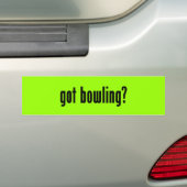 Autocollant De Voiture bowling obtenu ? (En voiture)