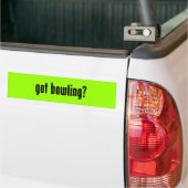Autocollant De Voiture bowling obtenu ? (Sur camion)