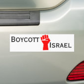 Autocollant De Voiture Boycott Israël (En voiture)