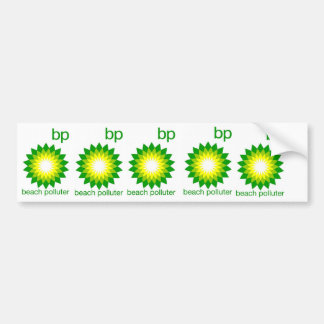 Autocollant De Voiture BP échouent l'autocollant de pollueur