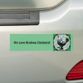 Autocollant De Voiture Brahma : Fancy Dark Rooster (En voiture)