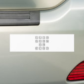 Autocollant De Voiture Braille Computer Key Numbers (En voiture)