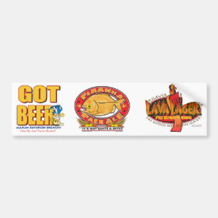 Autocollant De Voiture Brasserie de Marlin Davidsons - bière obtenue