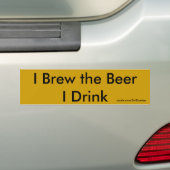 Autocollant De Voiture Brassez l'ambre d'adhésif pour pare-chocs de bière (En voiture)