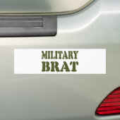 AUTOCOLLANT DE VOITURE BRAT MILITAIRE (En voiture)