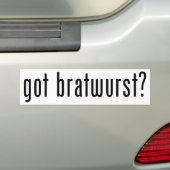 Autocollant De Voiture bratwurst obtenue ? (En voiture)