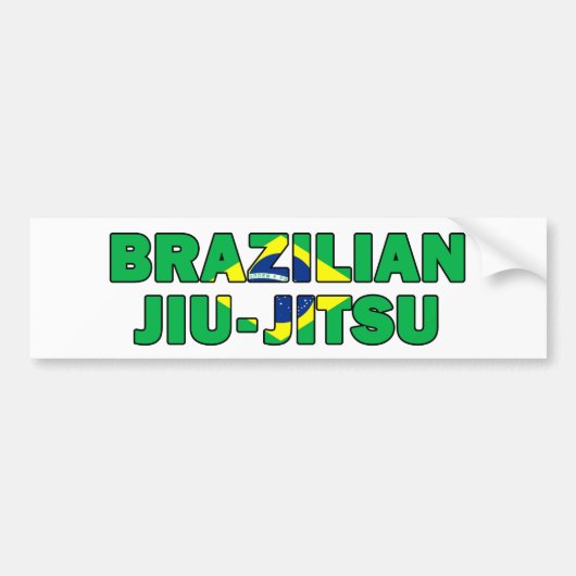 Autocollant De Voiture Brésilien Jiu Jitsu (Devant)